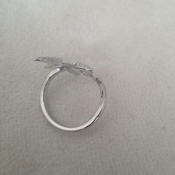 Starfish cuff ring silvertone - Picture 7 of 9
